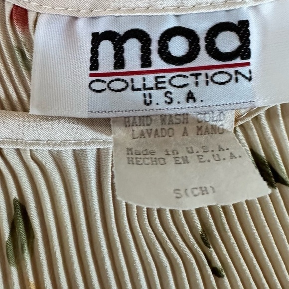 Moa USA Floral Sleeveless Midi Dress Size Small - Picture 16 of 17